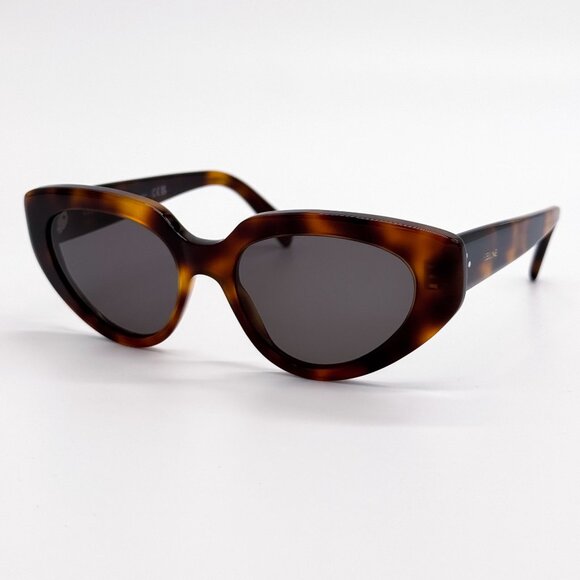NEW CL40286I 53A CELINE SANGLASSES HAVANA BROWN WOMEN EYEWEAR - Picture 1 of 11